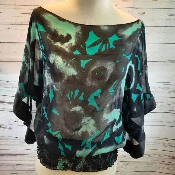 2/$20 EXPRESS Flowy Silk Blouse - Picture 2 of 10